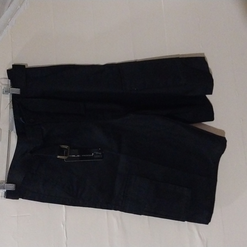 TRUE ROCK Men's Black Cargo Shorts